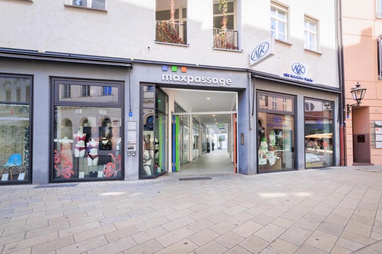 Global Living - Design Apartment I Rathausplatz I Beamer I Ac I Kitchen I Augsburg Exterior foto
